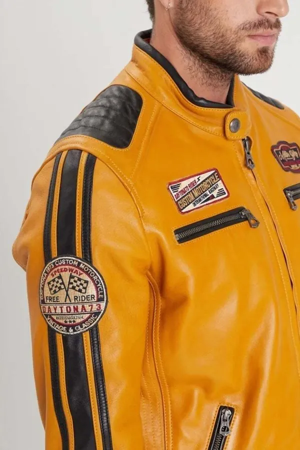 Chaqueta Hombre Daytona Lancia Sheep Atlas Veg Yellow/Black