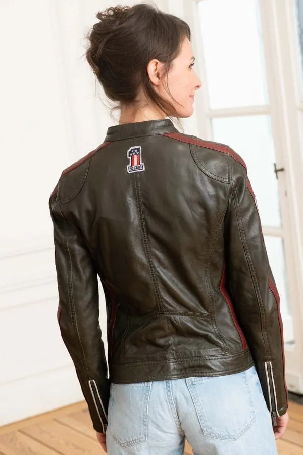 Chaqueta Mujeres Rose Garden Olivera Sheep Atlas Dark Green