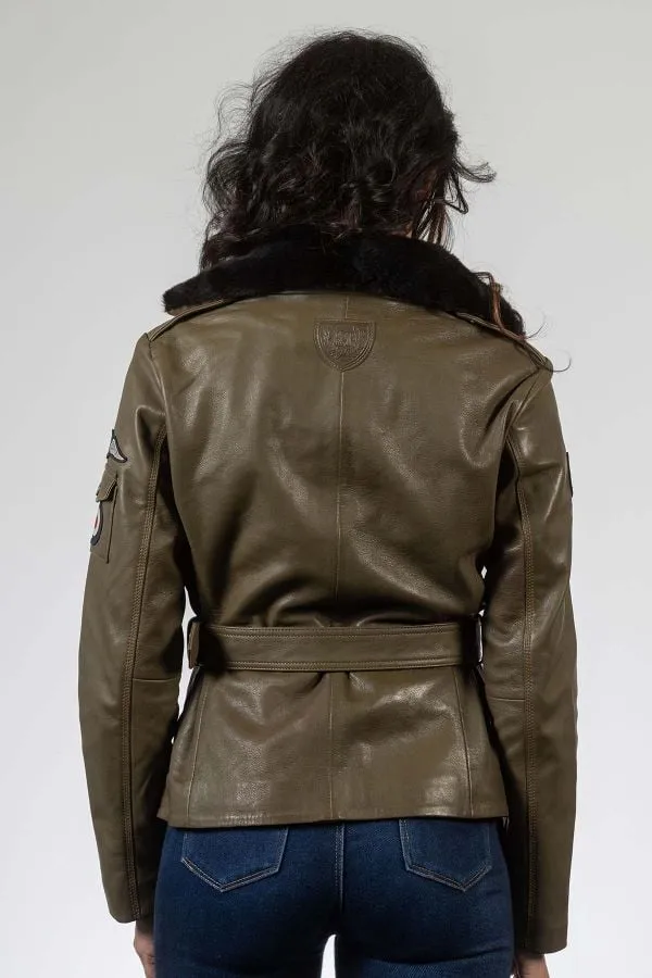 Chaqueta Mujeres Royal Air Force Spitfire3 Dark Kaki