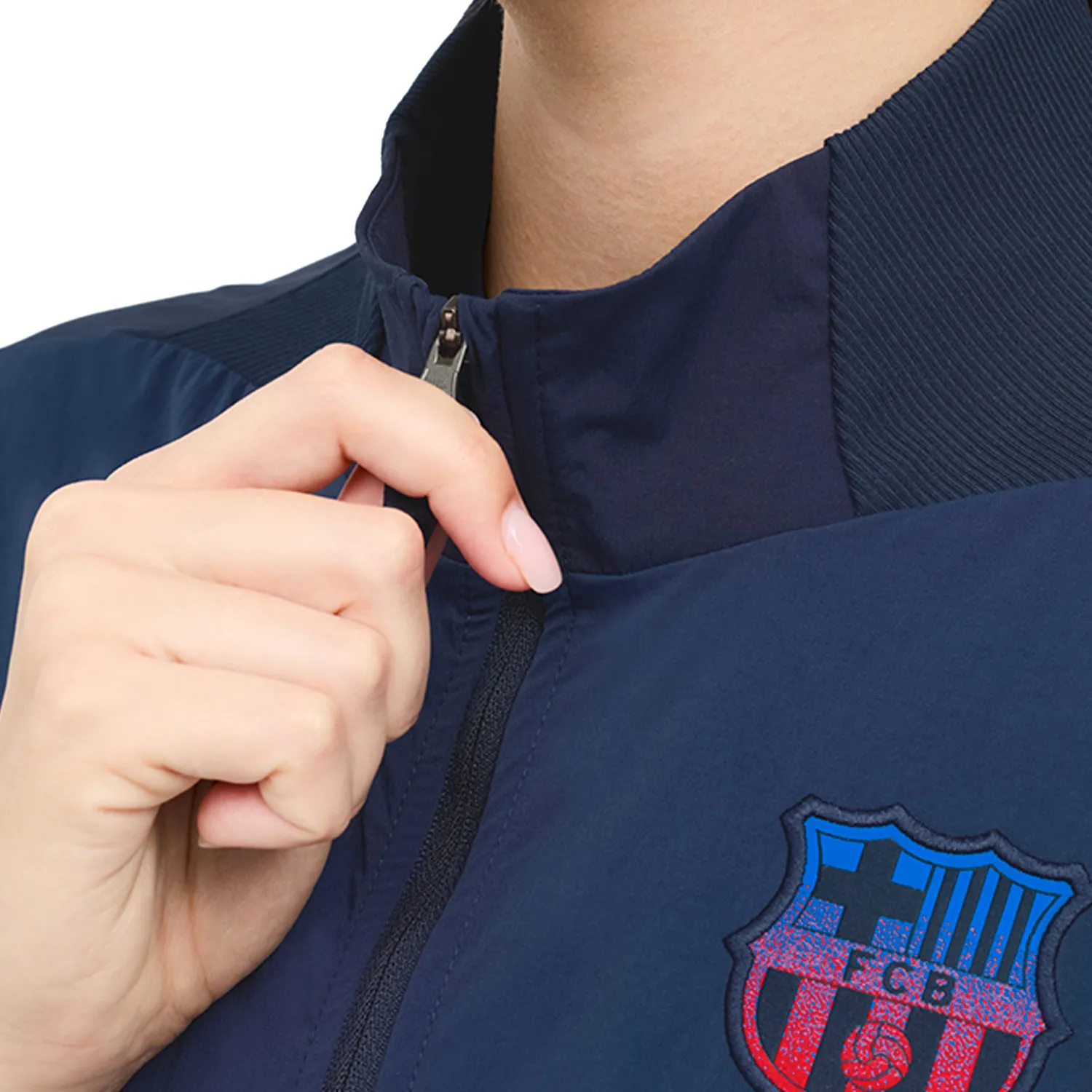 CHAQUETA NIKE BARCELONA MUJER HIMNO DRIFIT LOCAL
