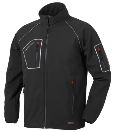 Chaqueta softshell 4b negra JUST m 4515NN06