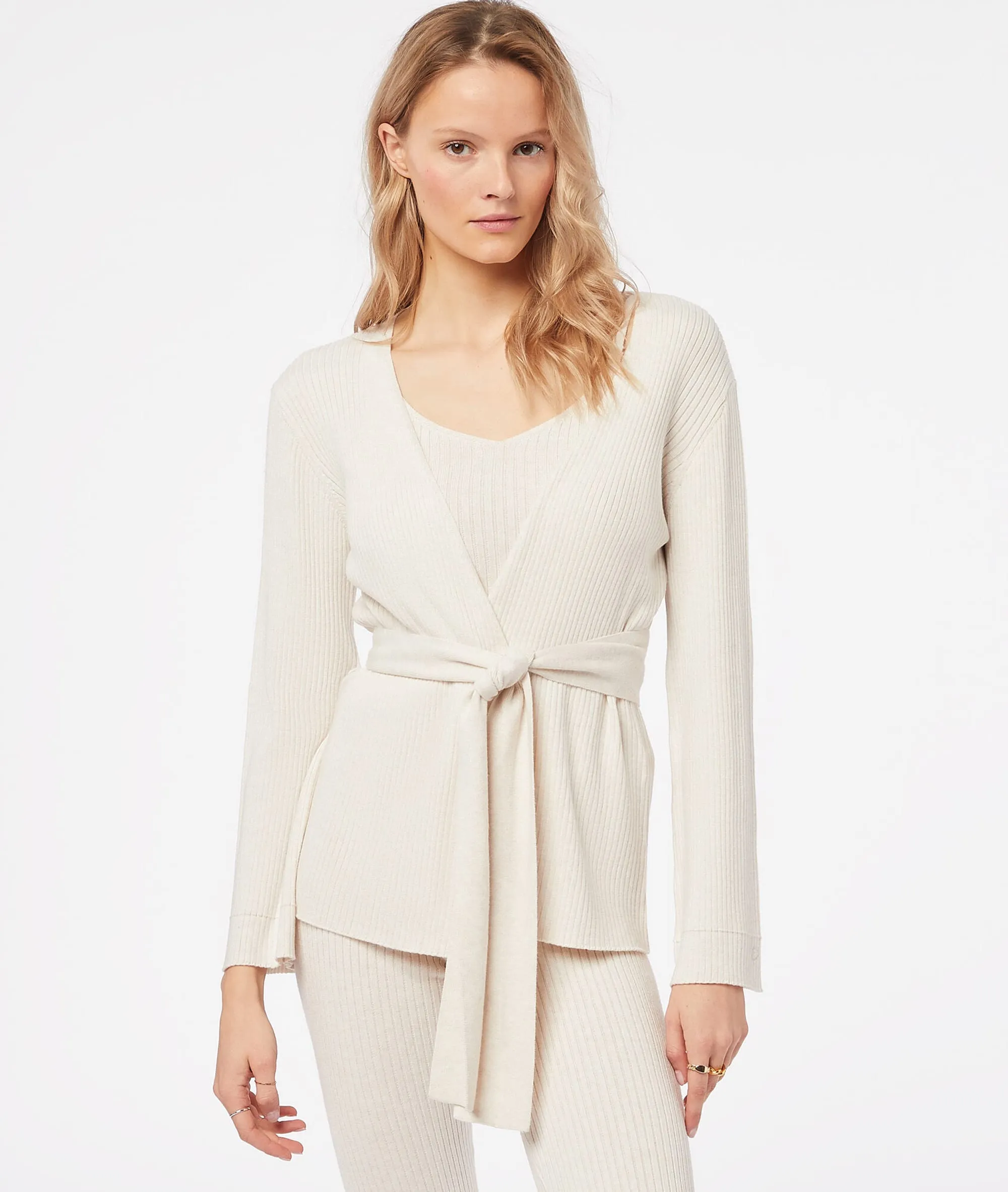 CHAQUETA TEJIDO CANALé CALYA BEIGE  ETAM