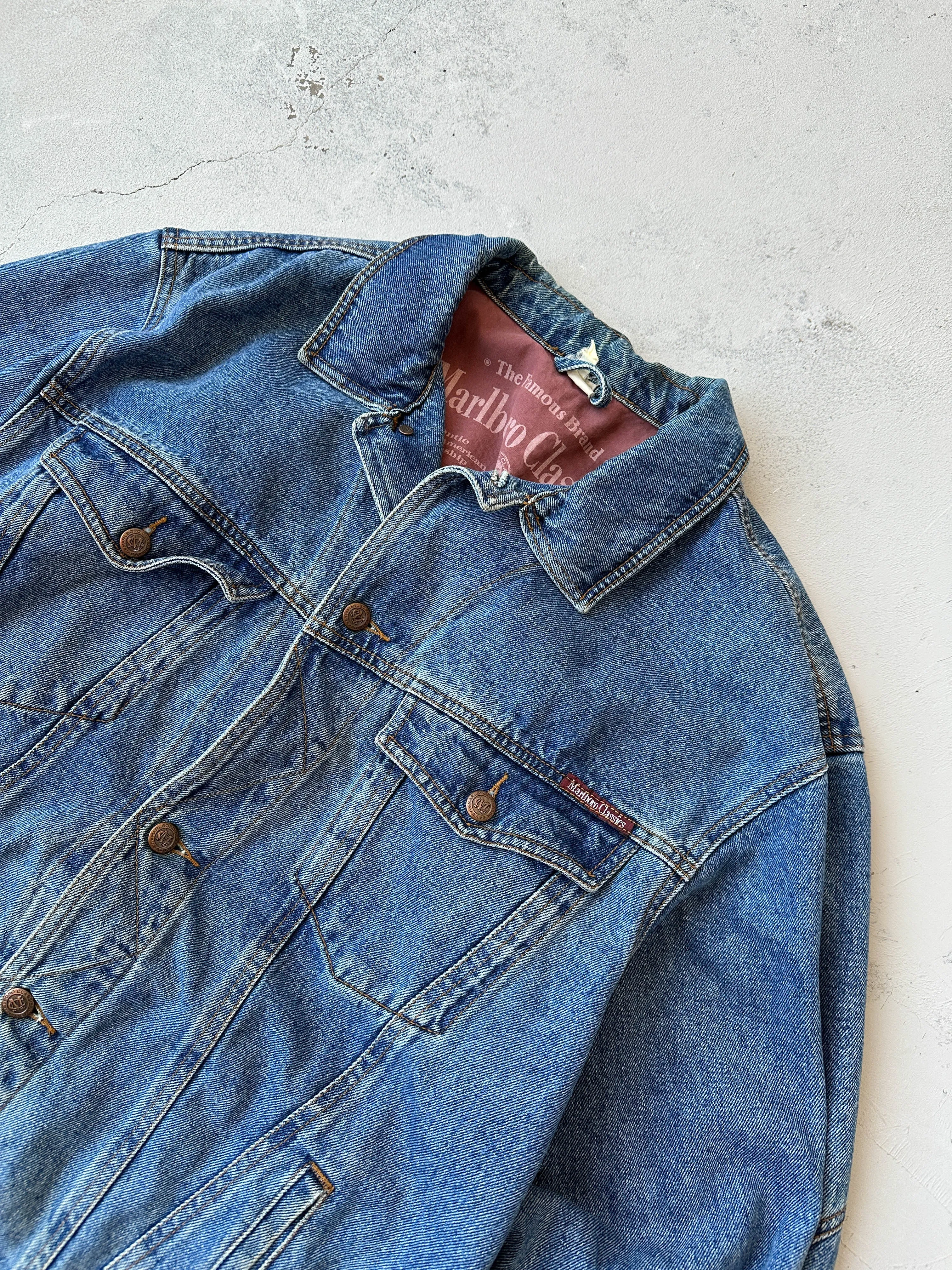 Chaqueta vaquera Malboro vintage 90s
