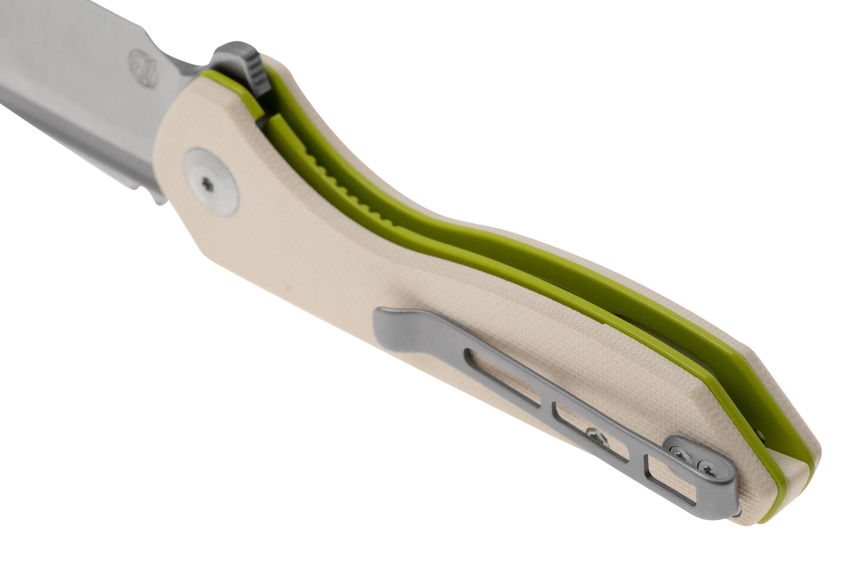 CIVIVI EXONE C230362 SATIN NITROV, IVORY G10 NAVAJA, DISEñO BRIAN BROWN