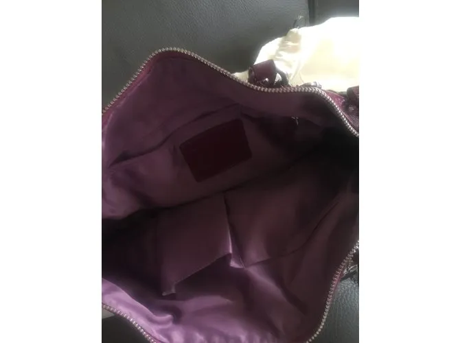 Coach Bolsos de mano Ciruela 