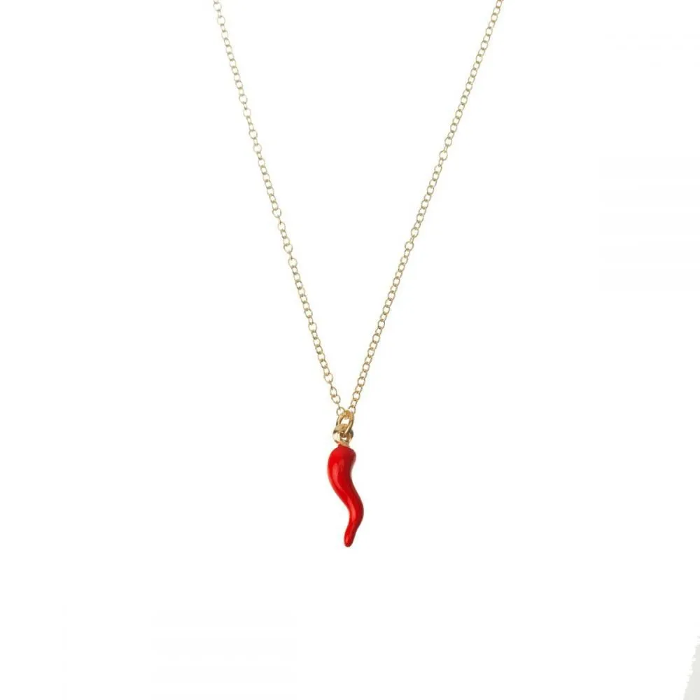 Collar Red Chilli Oro