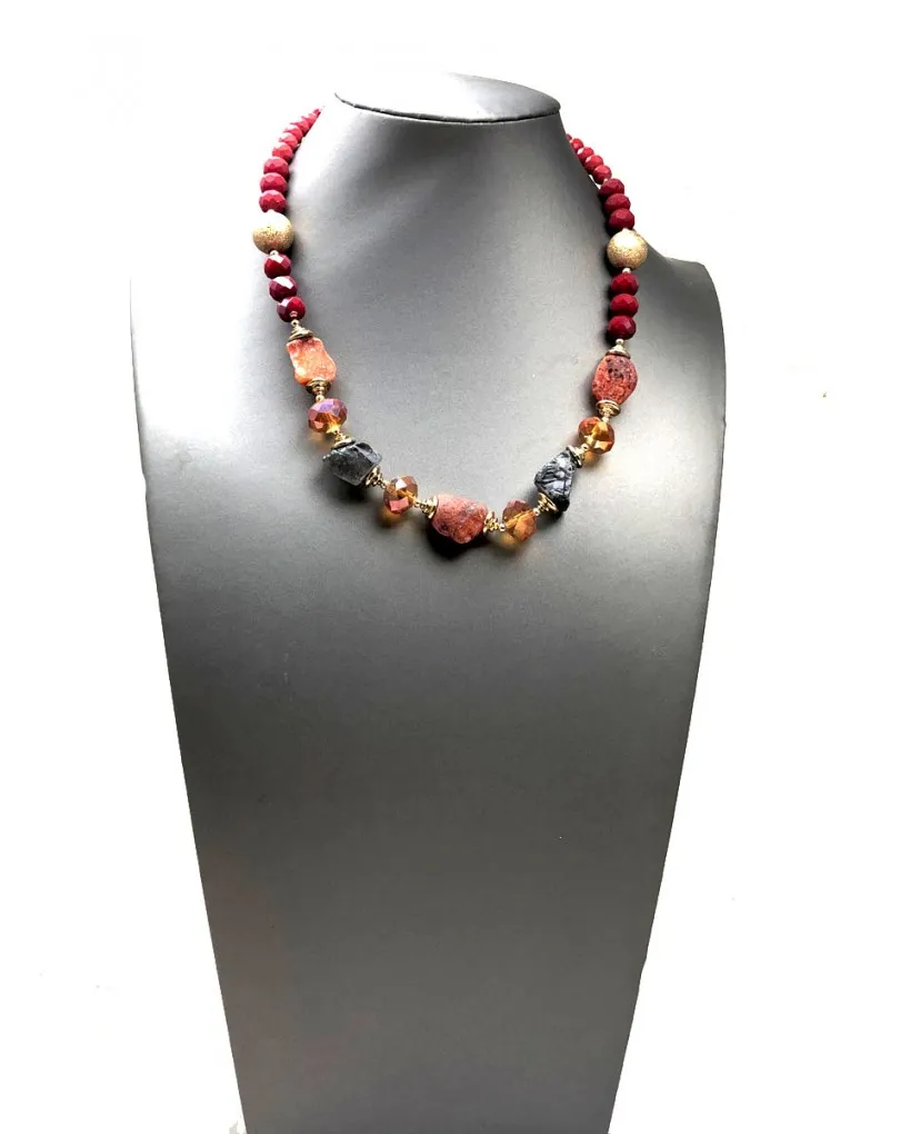 COLLARES DE MUJER CON BONITA PEDRERIA PARA LUCIR TU LOOK 