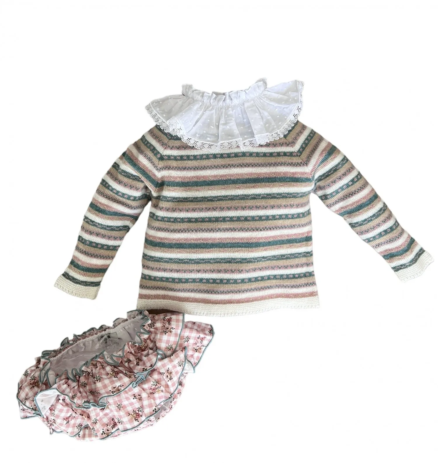 Conjunto para niña Colección Blau y Rosa de La Martinica