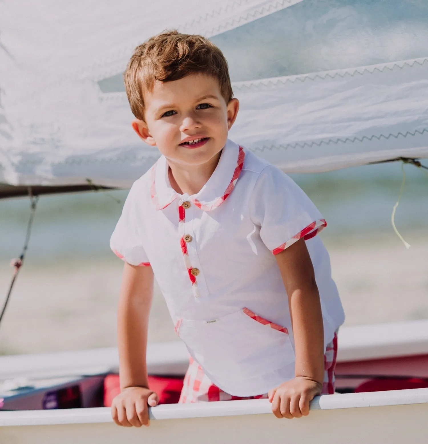 Conjunto para niño colección Amapolas de Foque