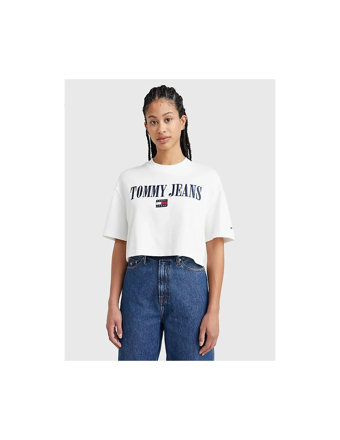Crop top de manga corta de los archivos Tommy Jeans