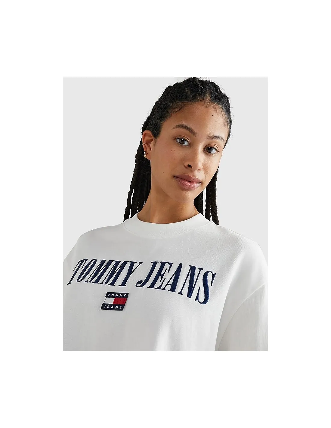 Crop top de manga corta de los archivos Tommy Jeans