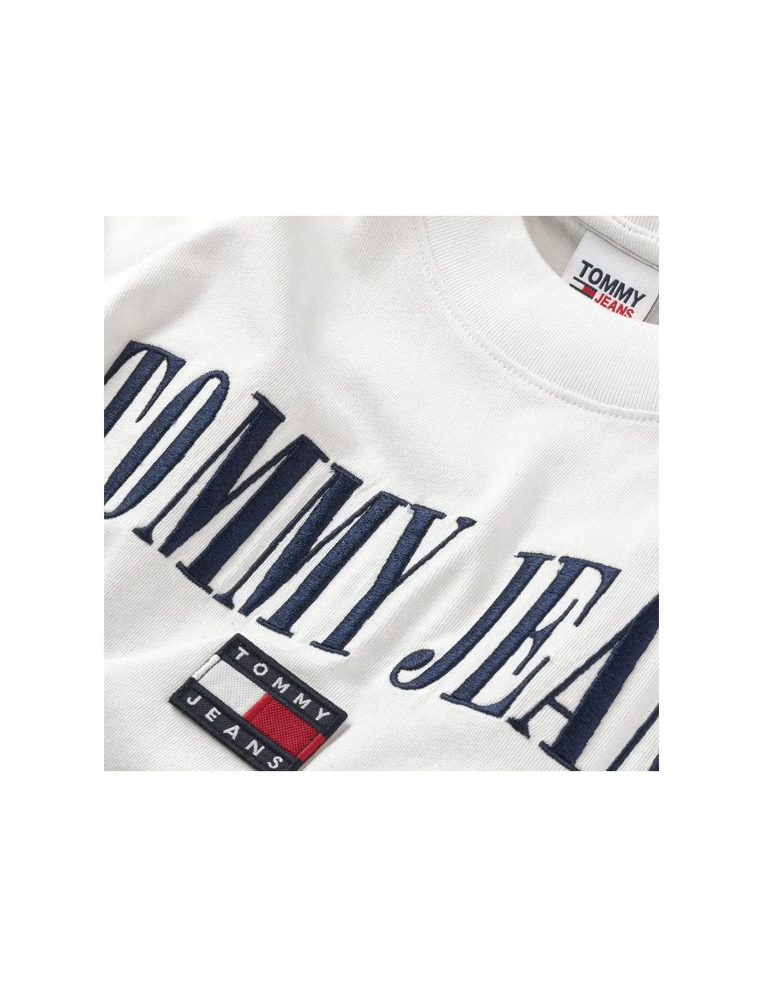 Crop top de manga corta de los archivos Tommy Jeans
