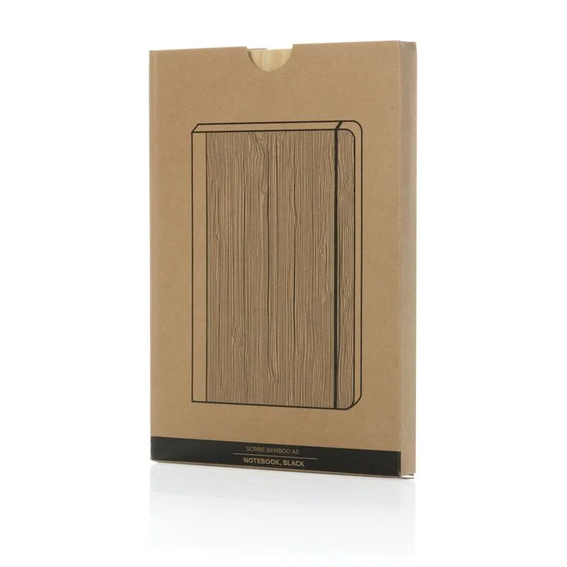 Cuaderno de bambú personalizado A5 Scribe
