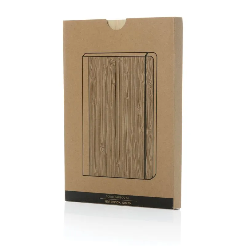 Cuaderno de bambú personalizado A5 Scribe