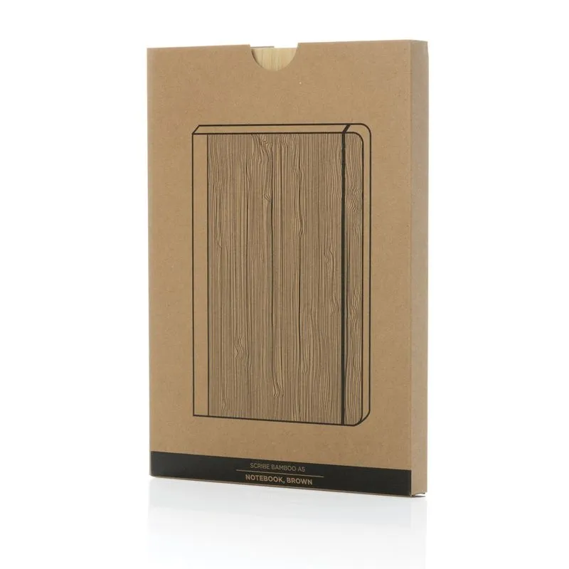 Cuaderno de bambú personalizado A5 Scribe
