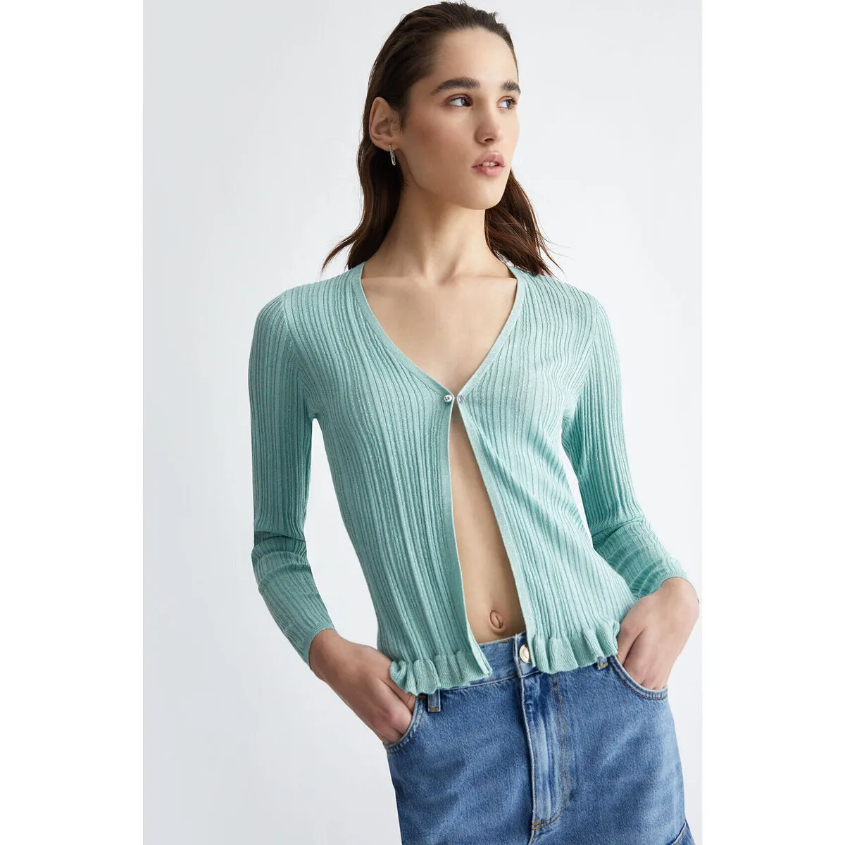 Cárdigan con lurex®