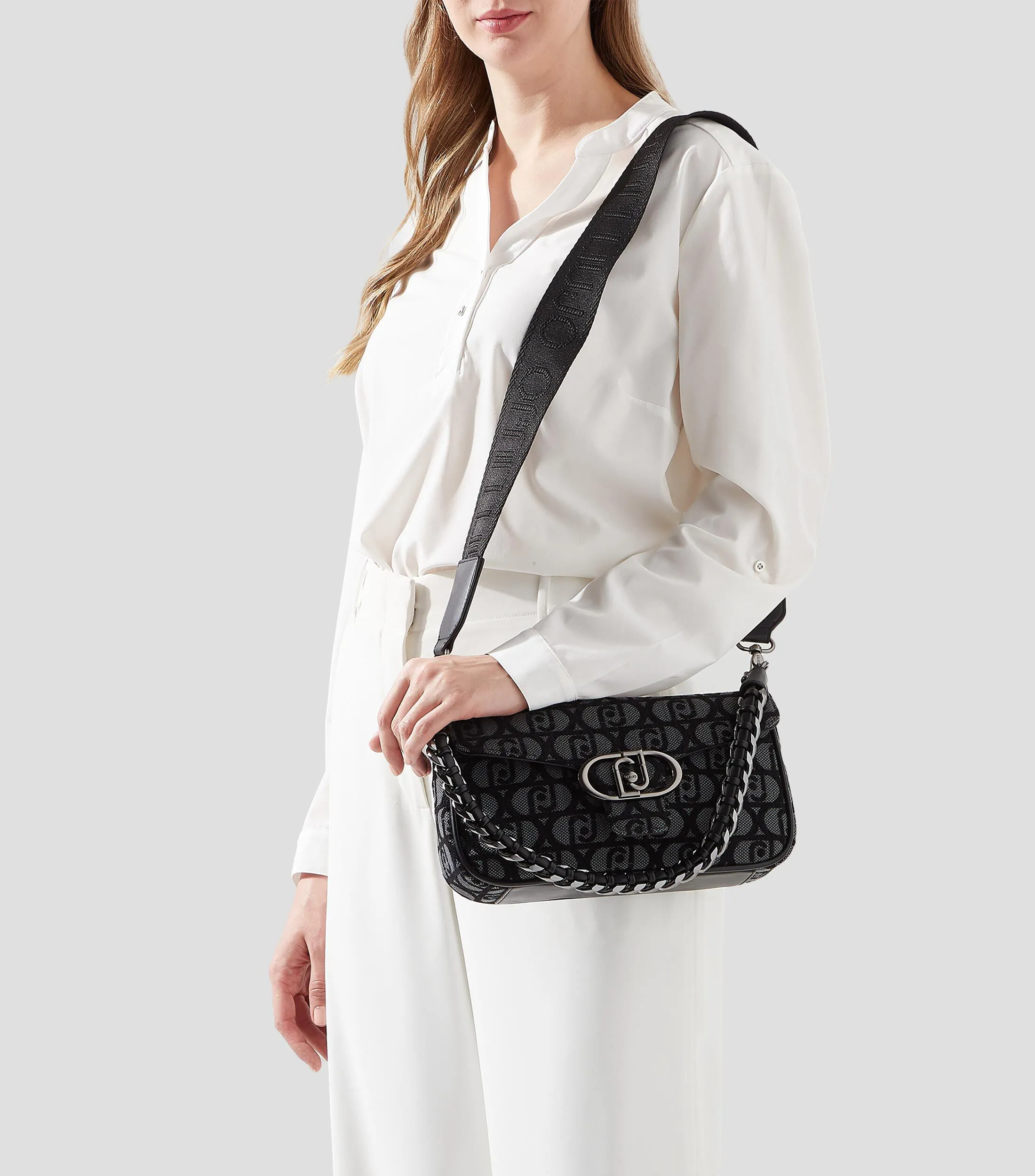 D373_Liu Jo Bolso crossbody texturizado Mujer