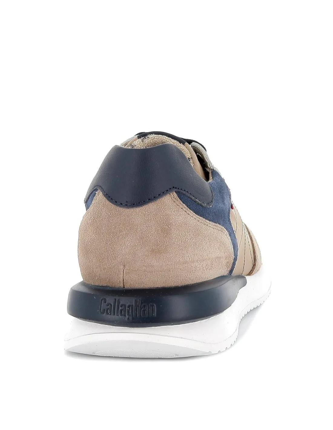 Deportivo piel de cordones para hombre beige Callaghan