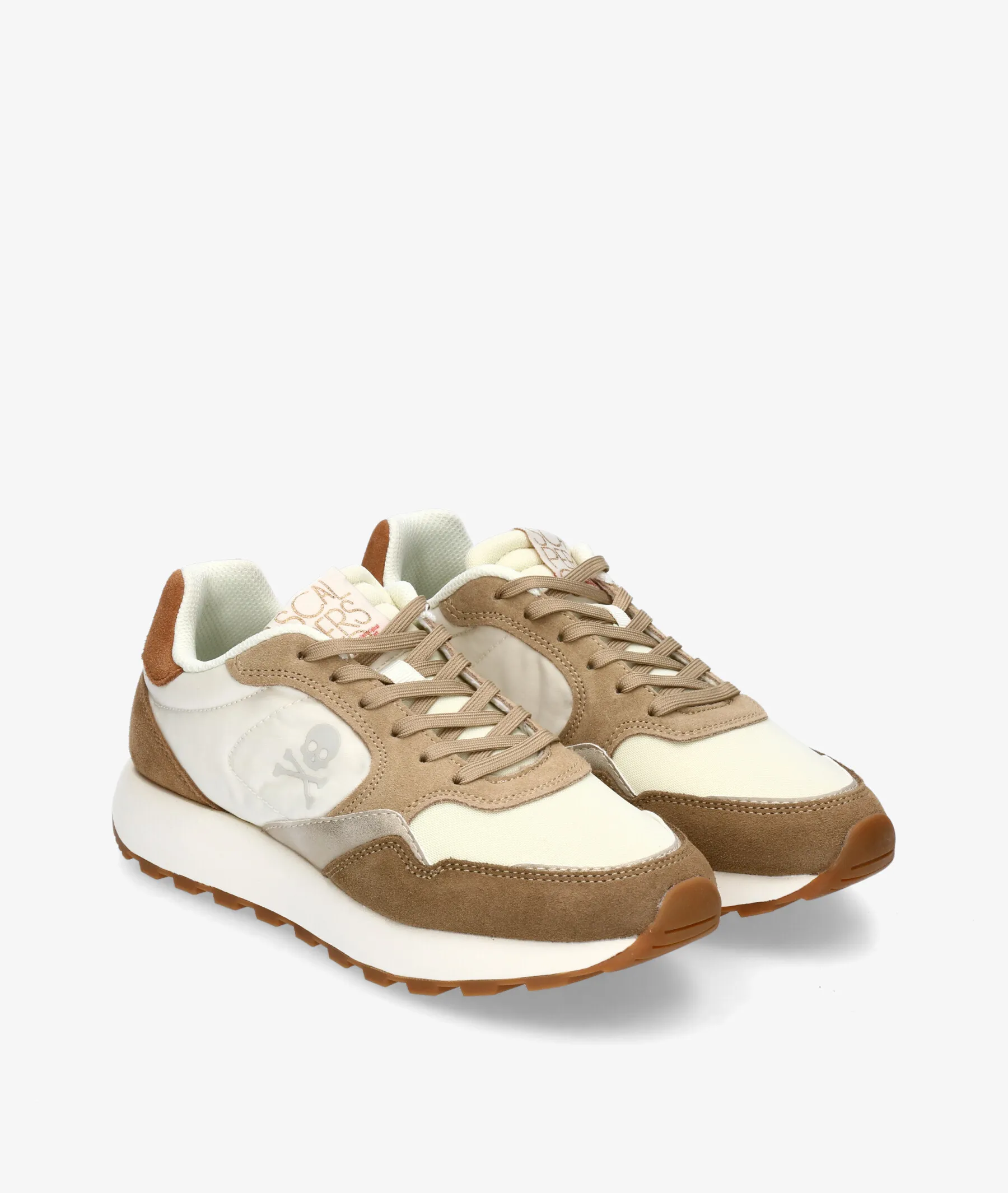 Deportivos Scalpers  GINA SNEAKERS en beige