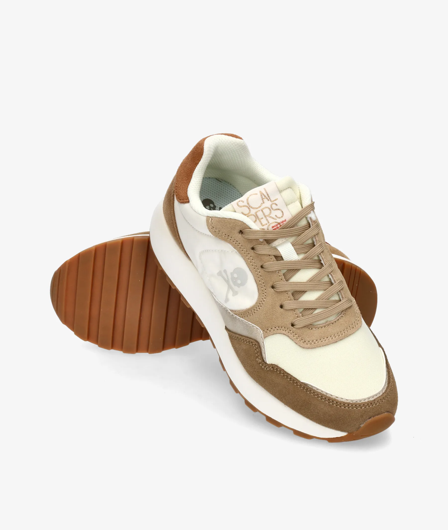 Deportivos Scalpers  GINA SNEAKERS en beige