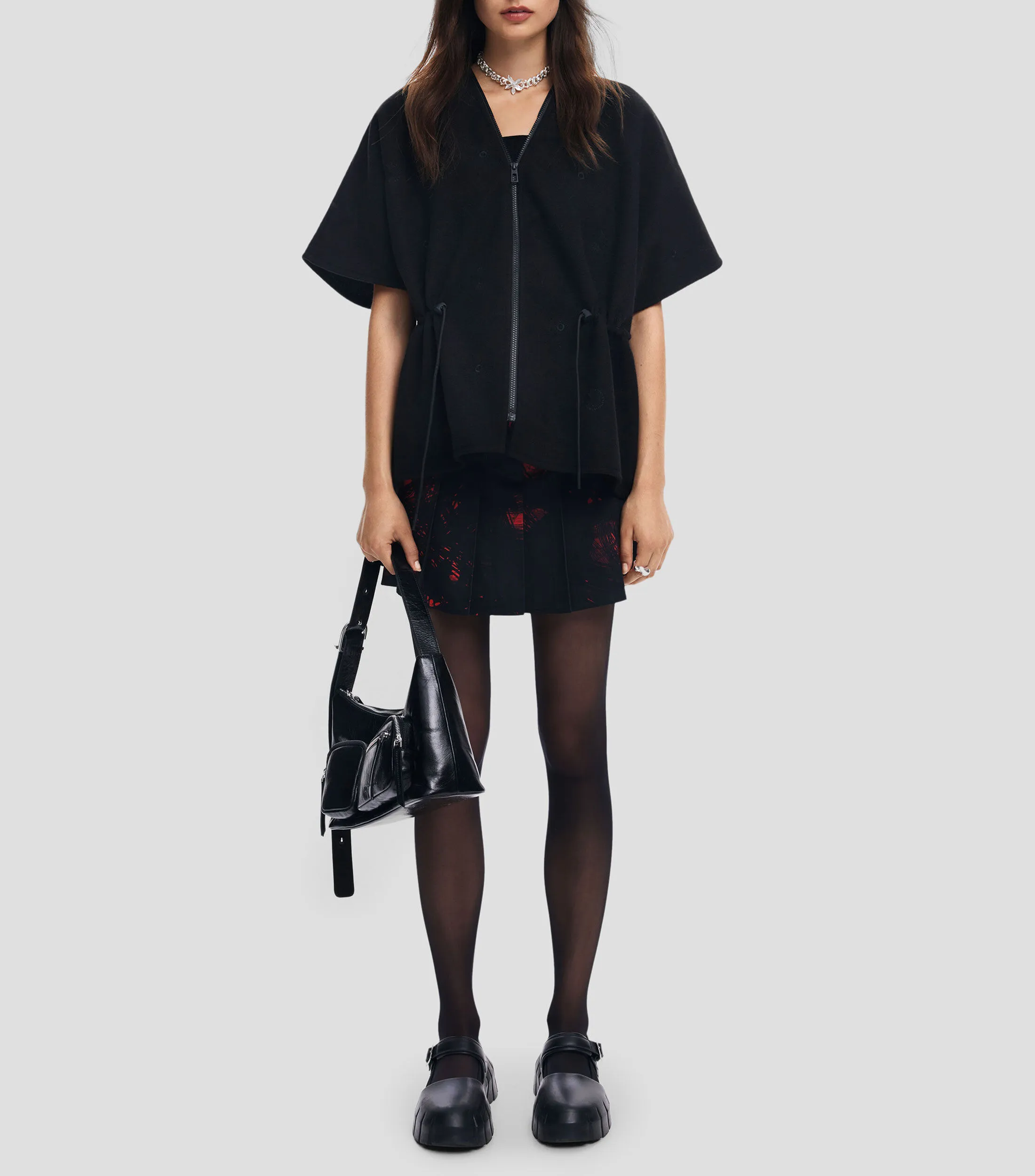 Desigual Poncho liso Mujer