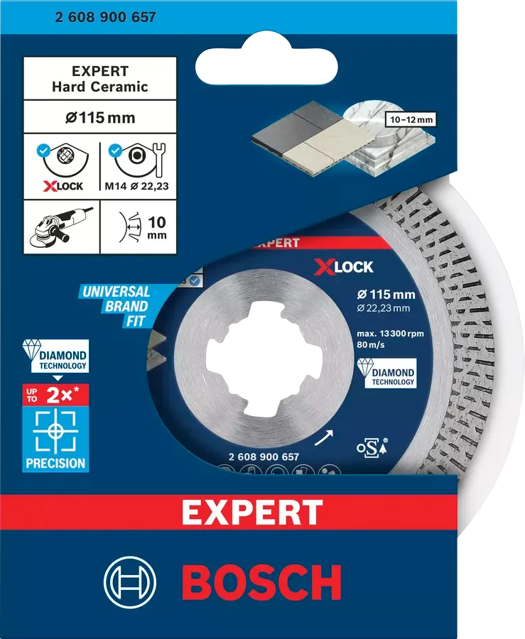 Disco de diamante 115mm Expert Hard Ceramic Bosch