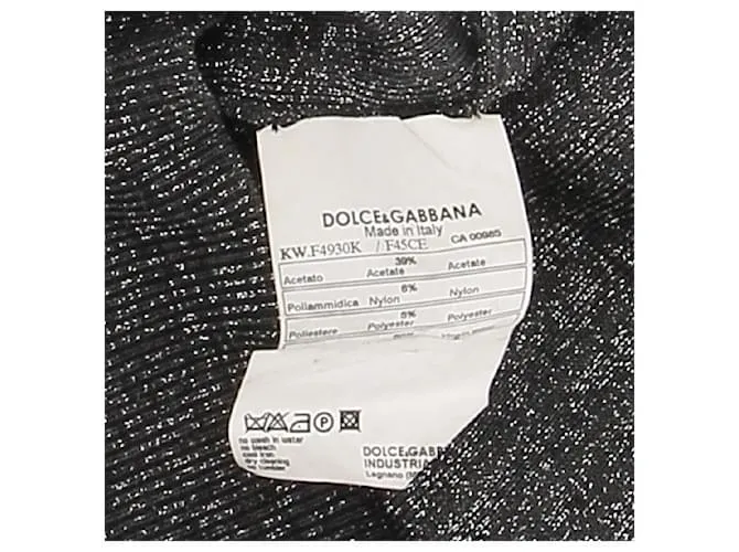 DOLCE & GABBANA Vestidos T.IT 40 Sintético Gris 