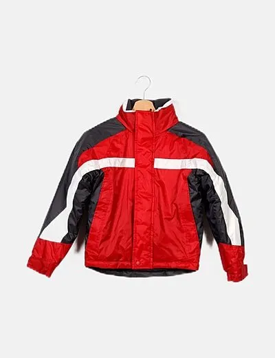 DOMBI Chaqueta impermeable tricolor