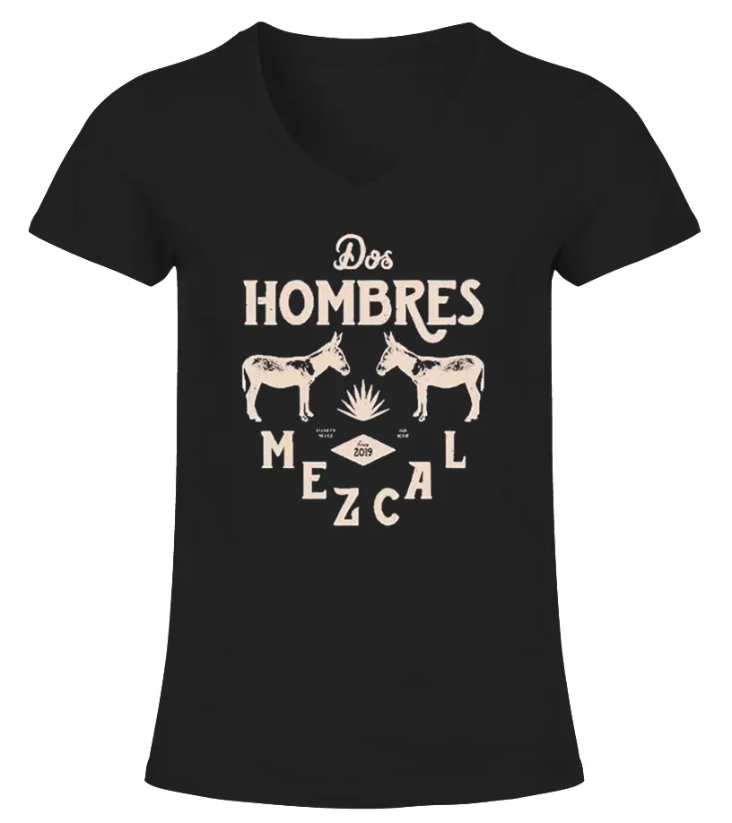 Dos Hombres Merch Camiseta cuello pico Mujer