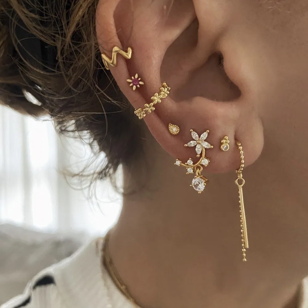 Ear Cuff Crimp Oro