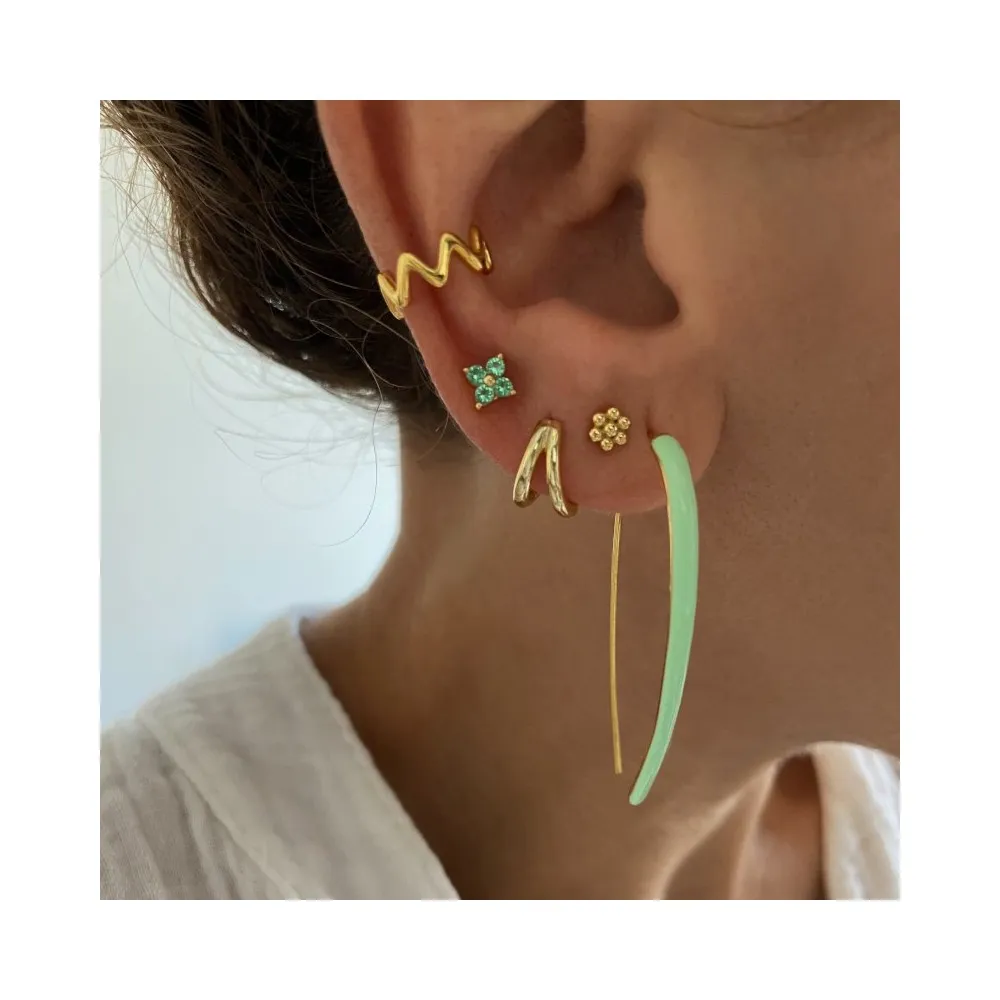 Ear Cuff Crimp Oro