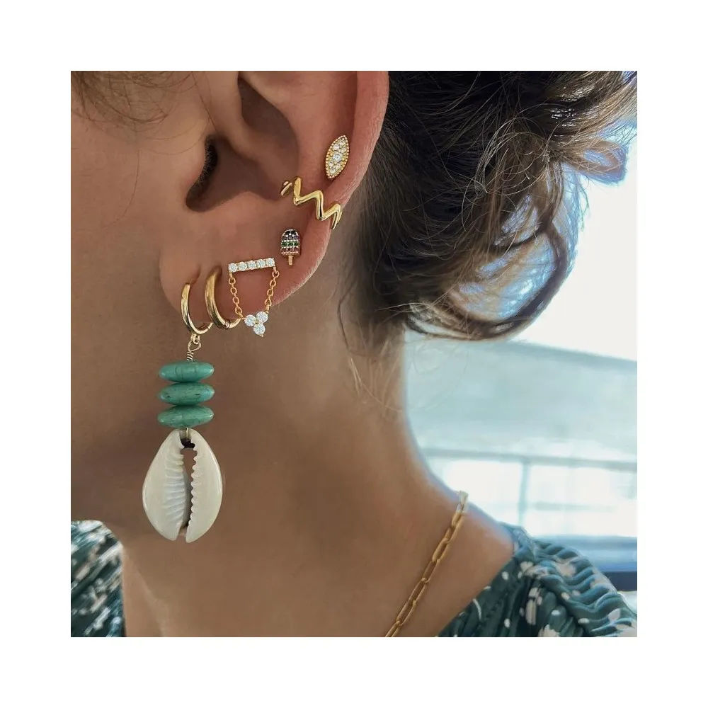 Ear Cuff Crimp Oro