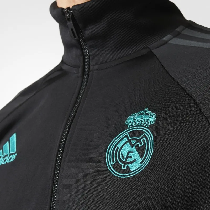 El Real Madrid chándal banco negro 2017/18 Adidas
