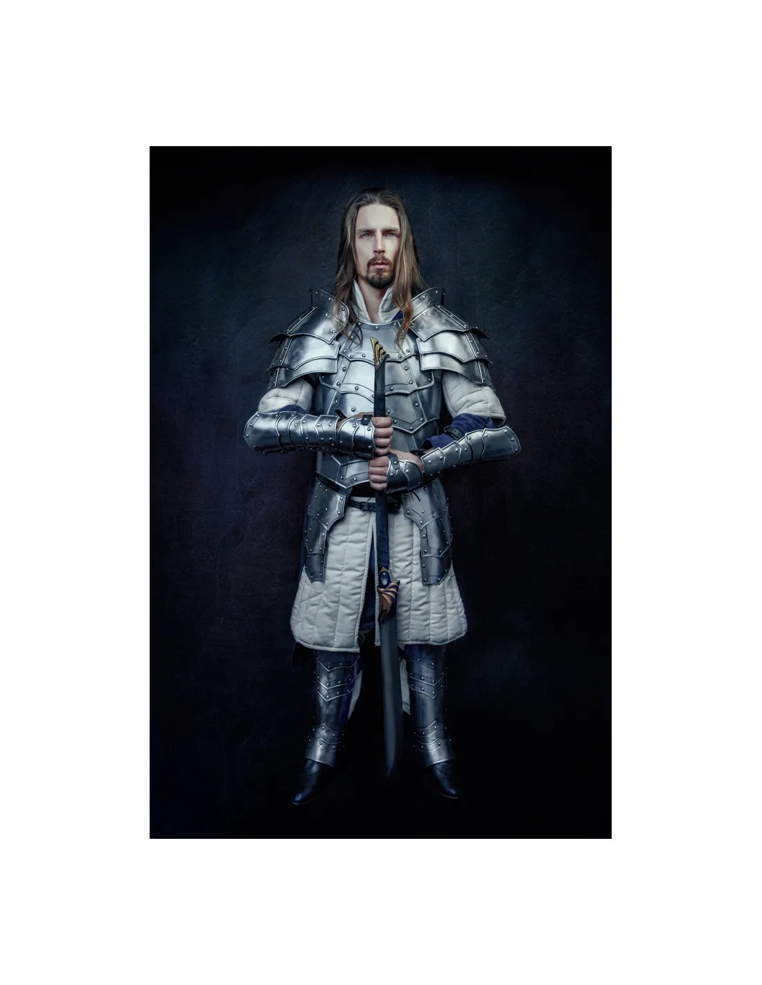 Escarcelas con cinturón modelo Vladimir, acabado pulido