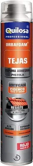 ESPUMA QUILOSA ORBAFOAM PU PRO TEJAS  PARA PISTOLA 40162750ML  PACK 12 UNIDADES