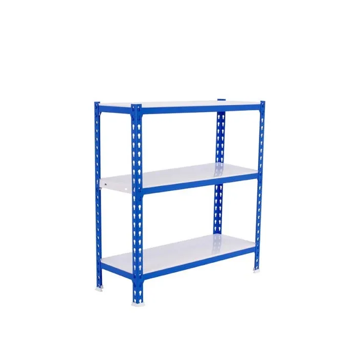 Estantería Metálica Sin Tornillos Kit Simonclick 3/300 1000 Azul/Blanco 3 baldas Simonrack