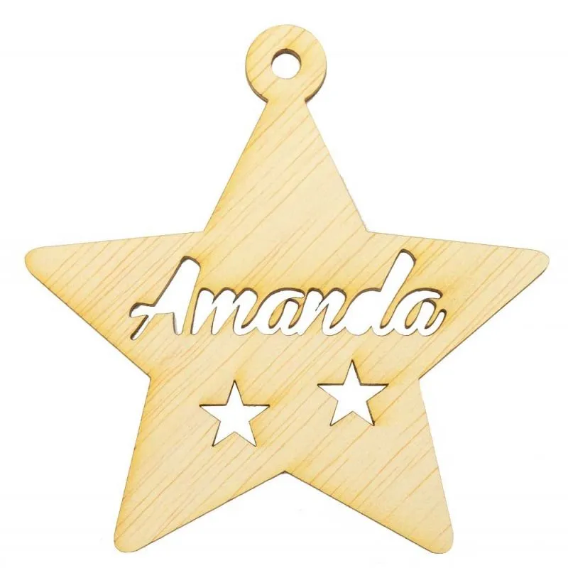 Estrellas navidad personalizadas