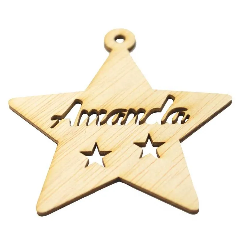 Estrellas navidad personalizadas