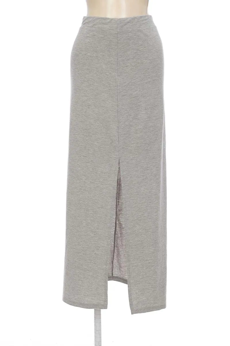 FALDA COLOR GRIS  OPPOSITE