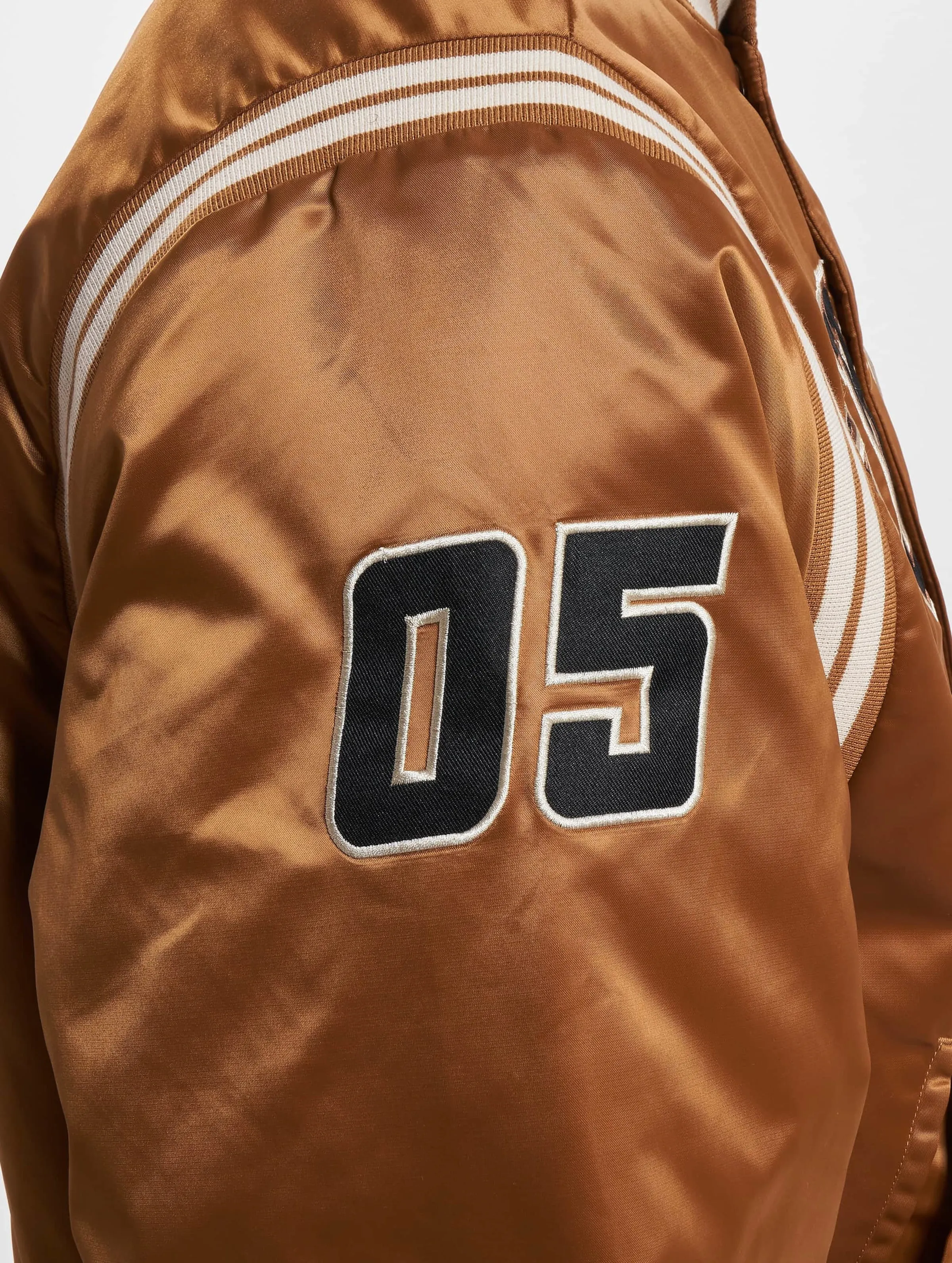FM2330011 FUBU COLLEGE SATIN VARSITY JACKET