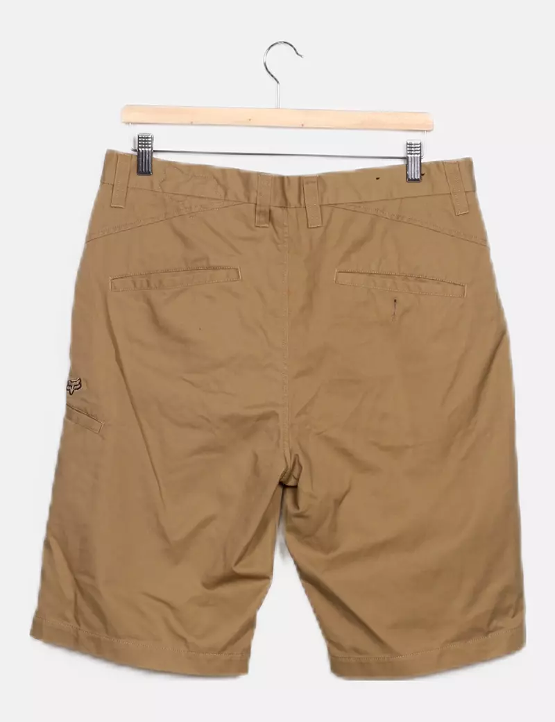 FOX Bermuda marrón estilo chino