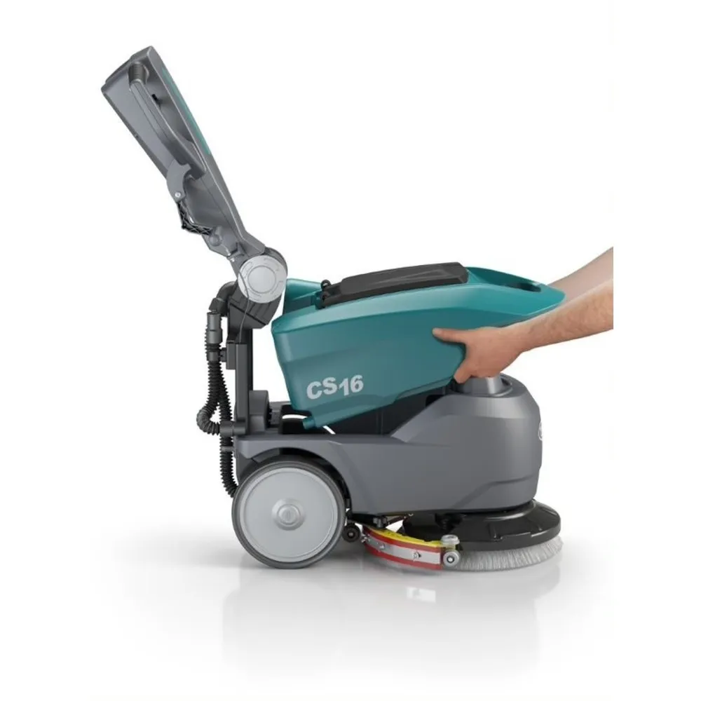 Fregadora aspiradora Tennant® CS16 B 35, batería, cepillo de 355 mm