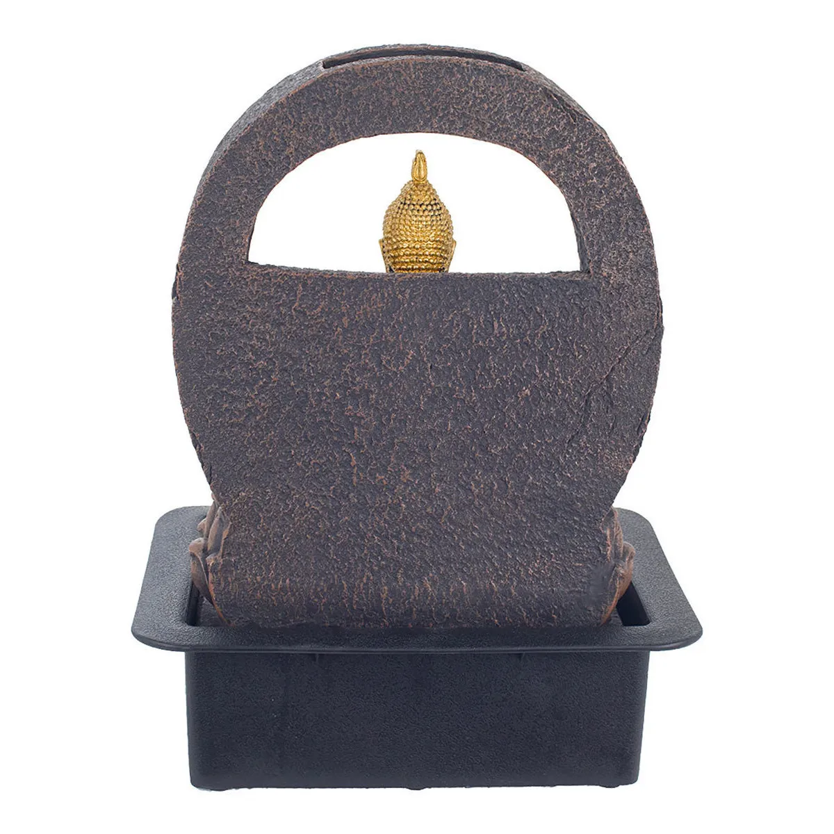Fuente buda con luz