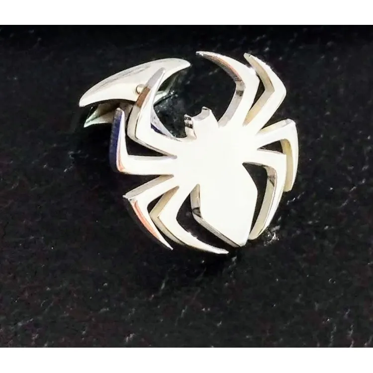 Gemelos Araña  personalizados plata de ley