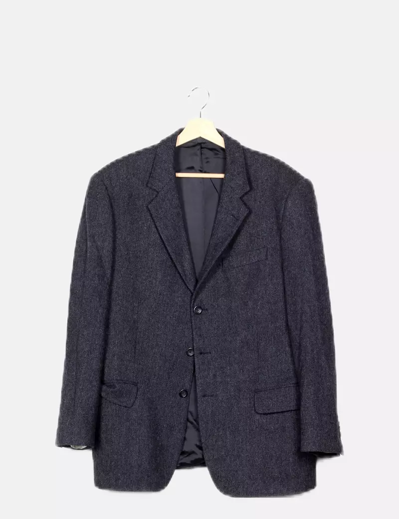 Giovanni Galli Blazer azul jaspeada