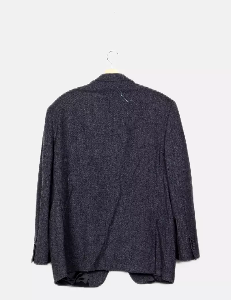 Giovanni Galli Blazer azul jaspeada
