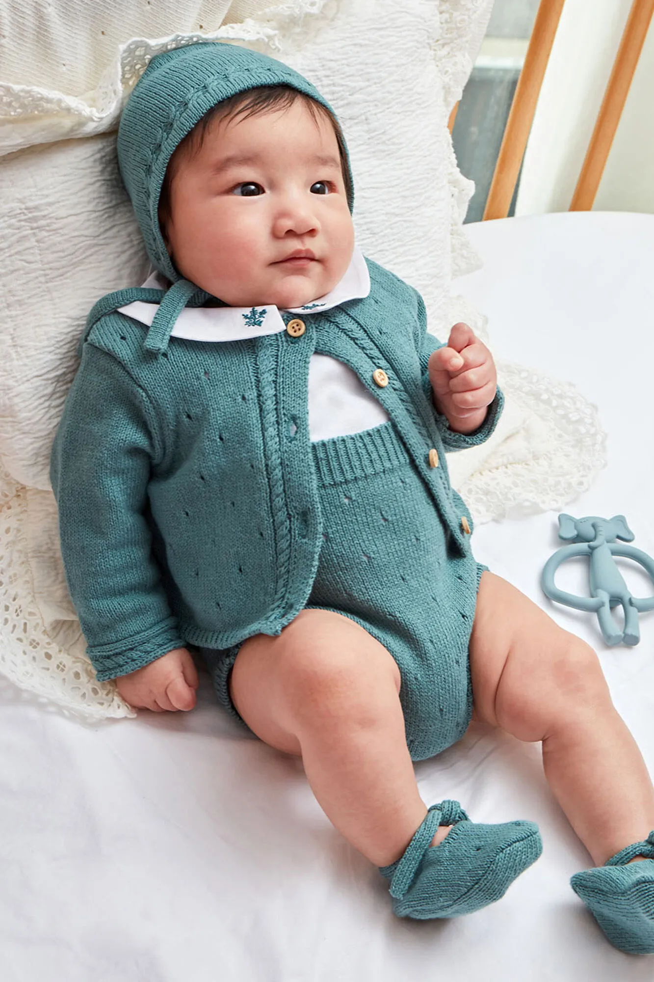 Gocco Chaqueta Desagujados Verde