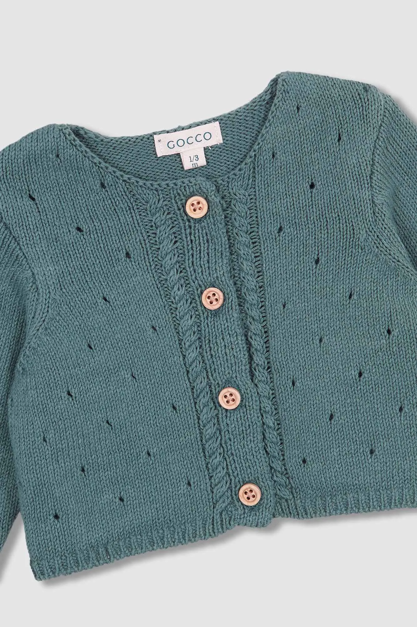 Gocco Chaqueta Desagujados Verde