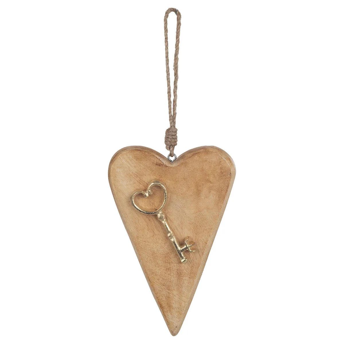 Golgante Corazón con llave