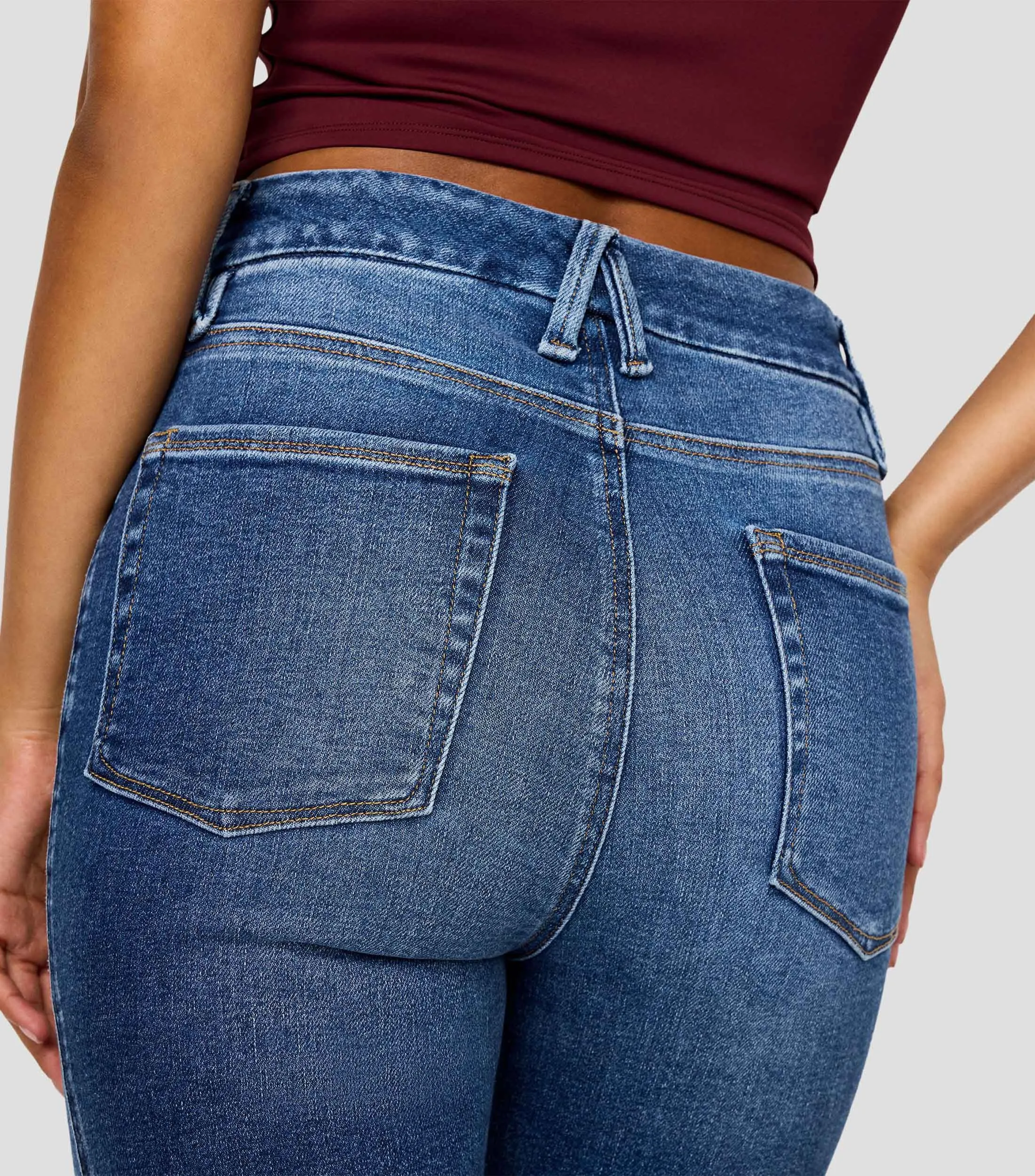 Good American Jeans Bootcut Mujer